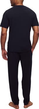 Eberjey Henry Stretch Tencel® Modal Short Sleeve Pajamas