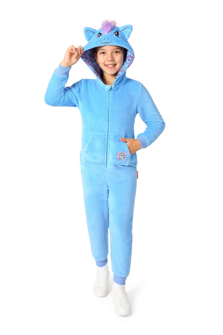 Kids' My Little Pony® - Bluebelle Hooded Jumpsuit, Main, color, Light Blue