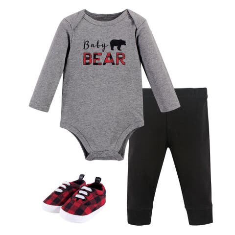 Long Sleeve Bodysuit, Pants and Shoe (Baby)