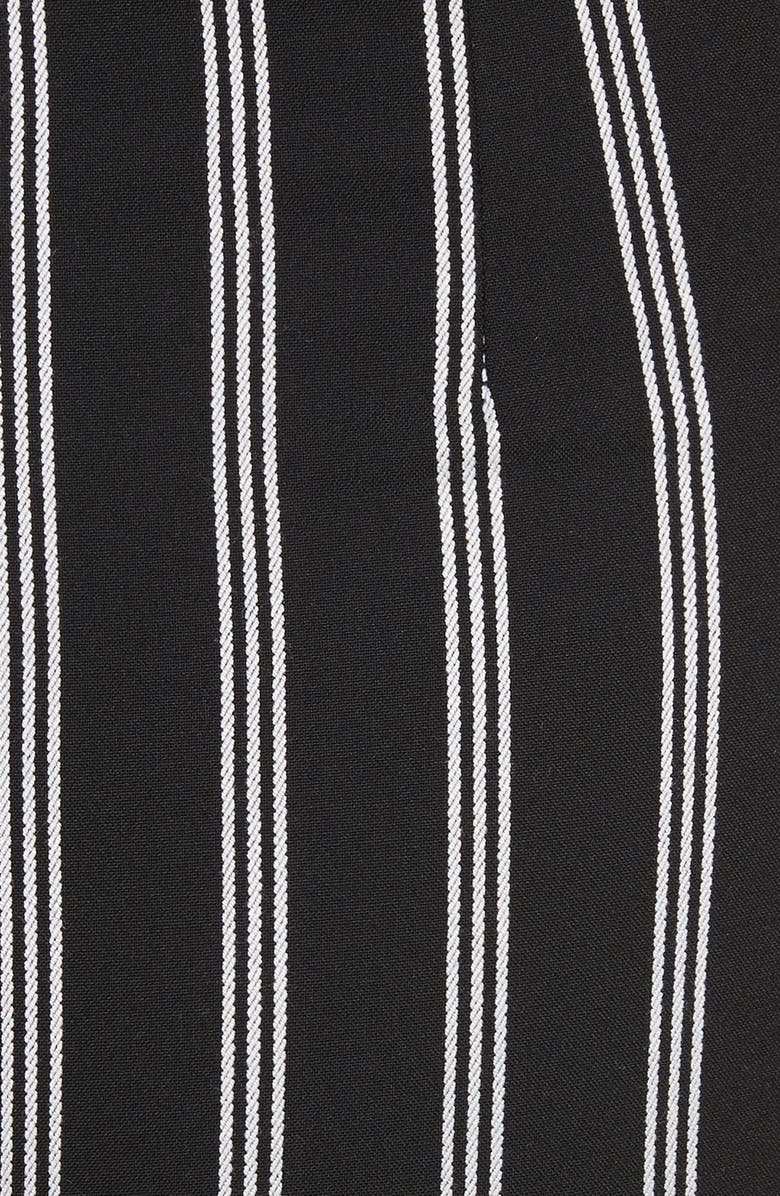 Veronica Beard Cypress Stripe Strapless Jumpsuit, Alternate, color,