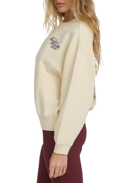 Billabong Raise Blaze Kendal Crewneck Sweatshirt In Neutral