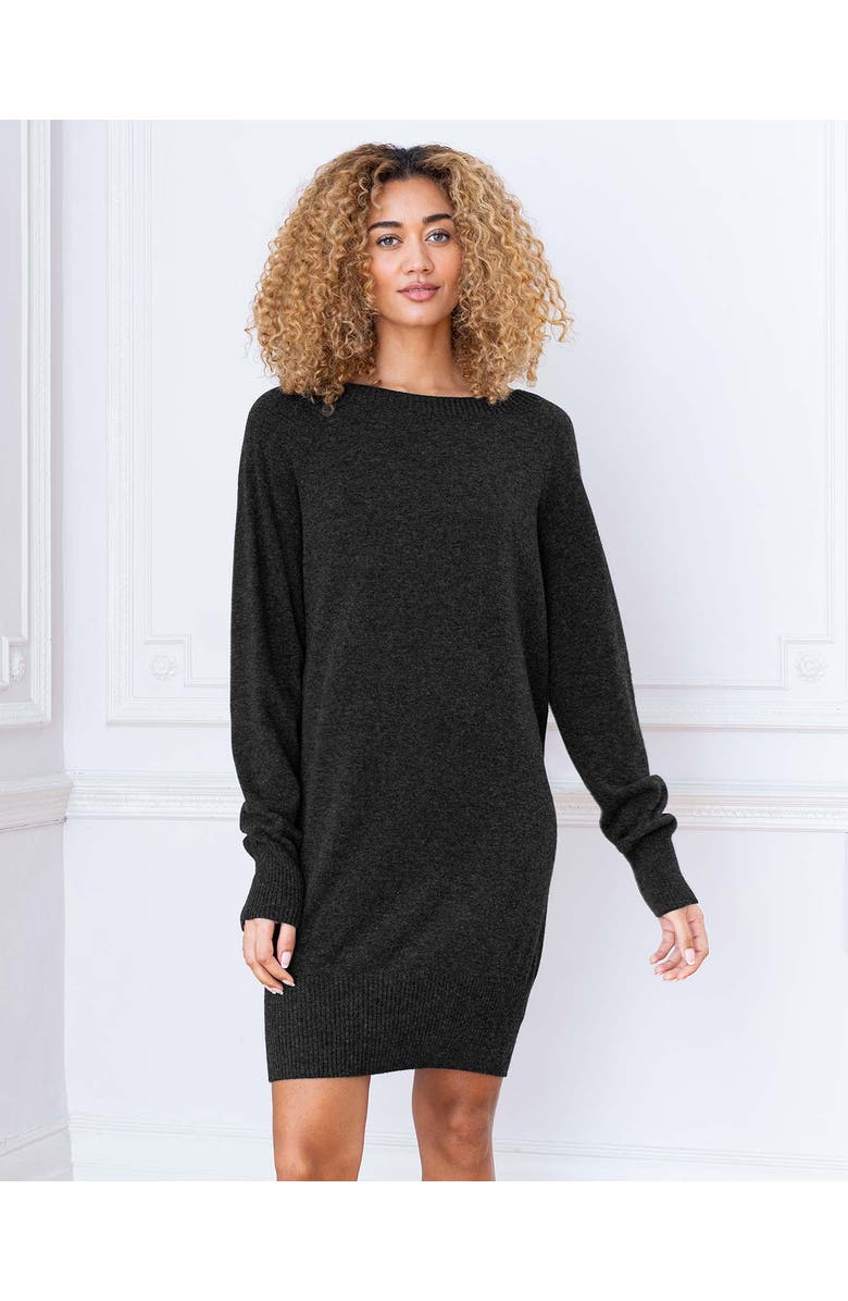 Celtic & Co. Supersoft Slouch Dress, Alternate, color, Charcoal