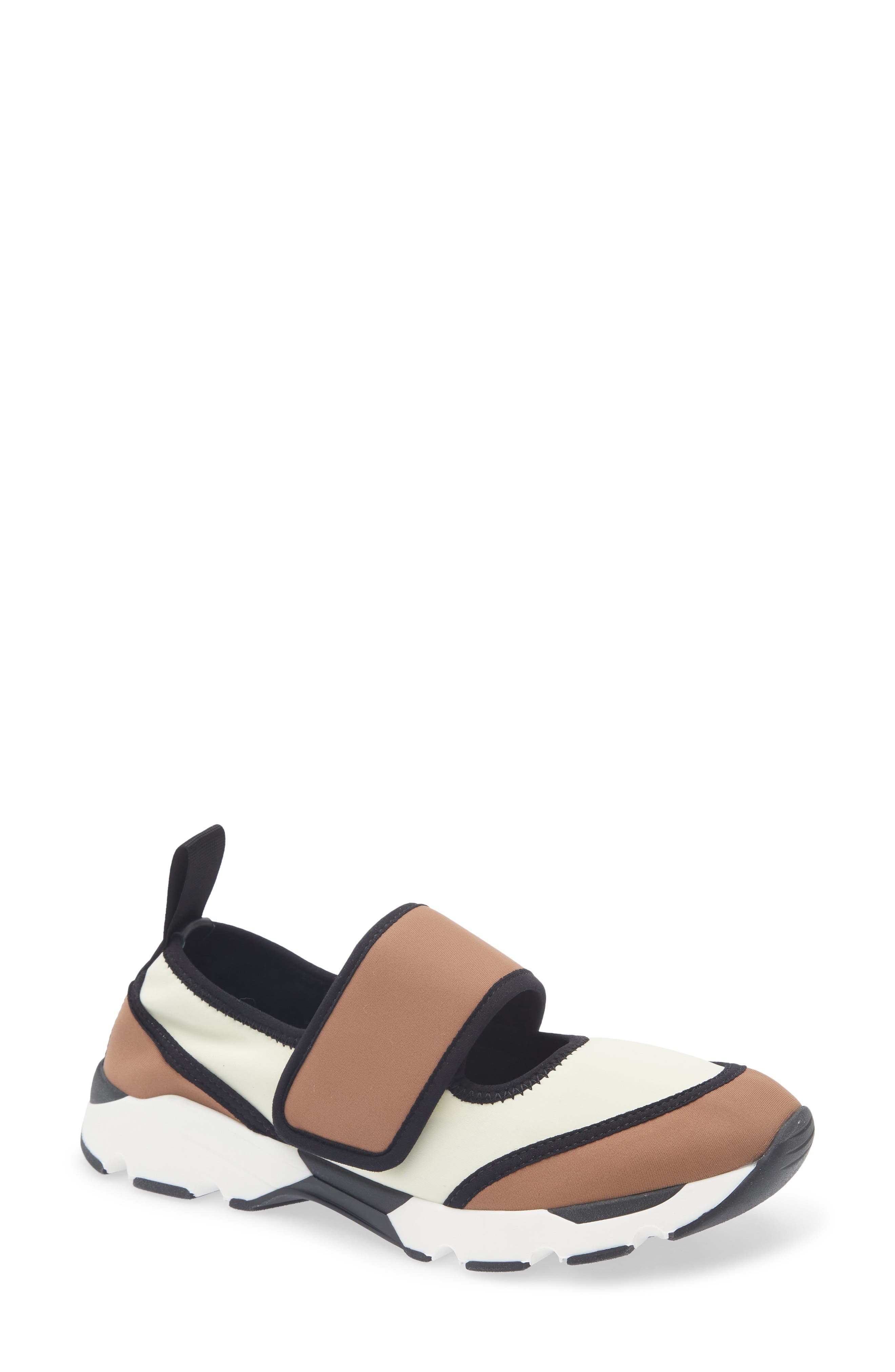 Marni Mary Jane Sneaker, Main, color, Beige