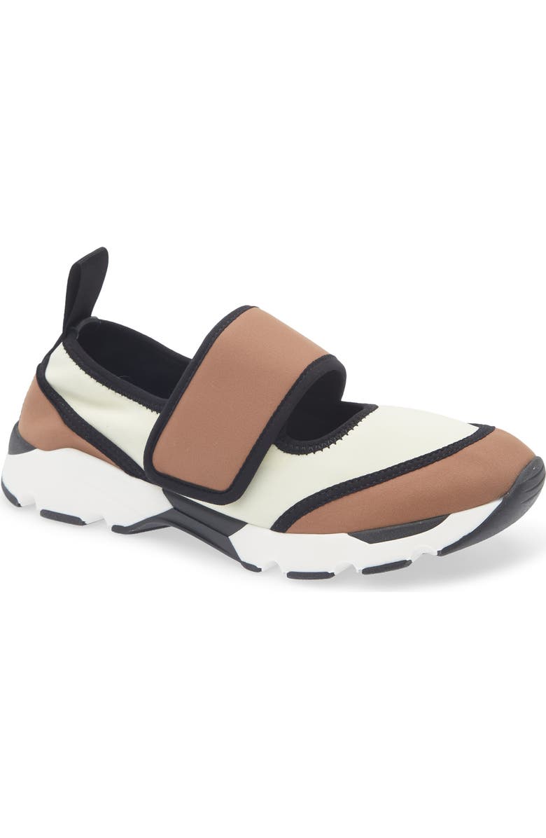 Marni Mary Jane Sneaker, Main, color, Beige