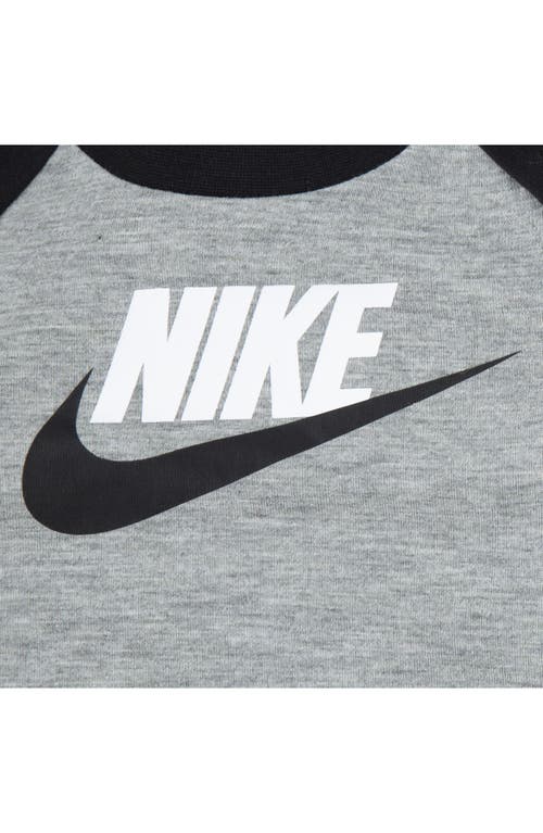 Nike Colorblock Puffer Vest, Logo T-shirt & Fleece Joggers Set In Multi