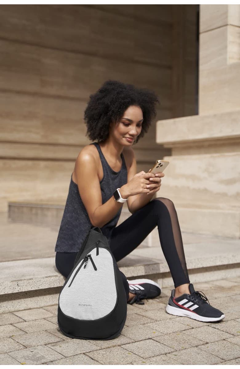 Sherpani Esprit Anti Theft RFID Protection Sling Bag, Fits 10'' Tablet, Sterling - Lite, Alternate, color, Sterling - Lite