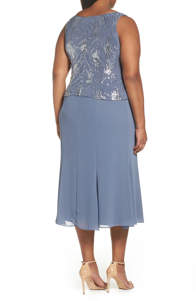 Alex Evenings Mock Two-Piece Jacket Dress, Alternate, color,