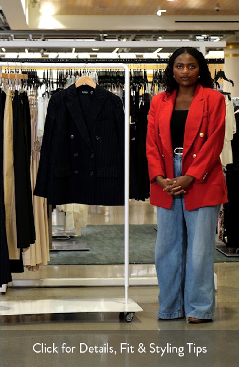 Ryen Pinstripe Blazer, sales video thumbnail