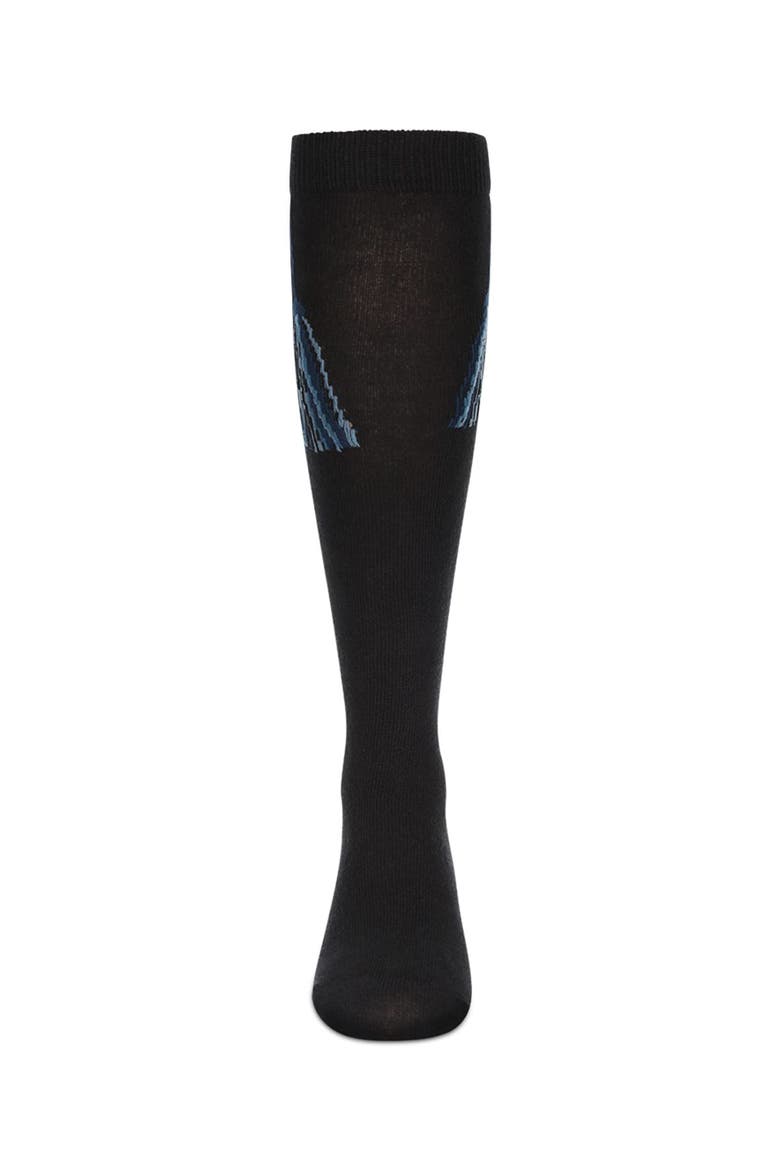 Tassel Knee High Socks, Alternate, color, Black
