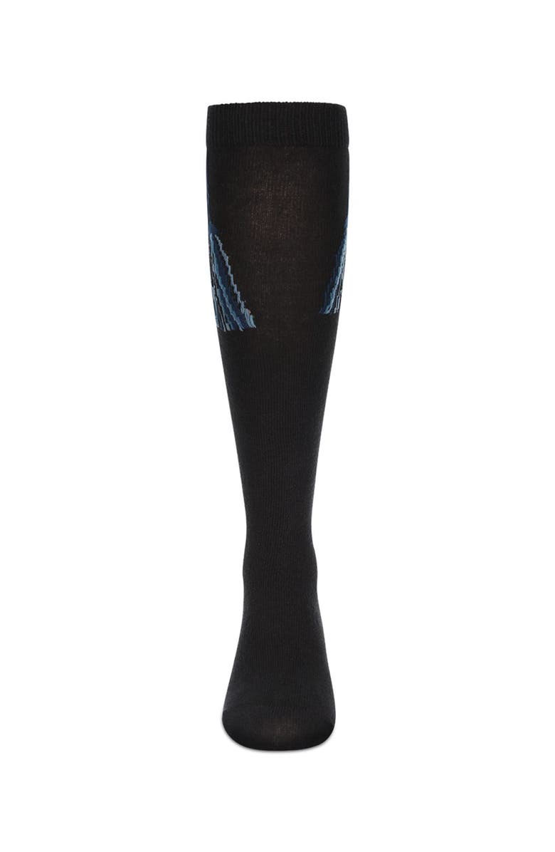 MeMoi Tassel Knee High Socks, Alternate, color, Black