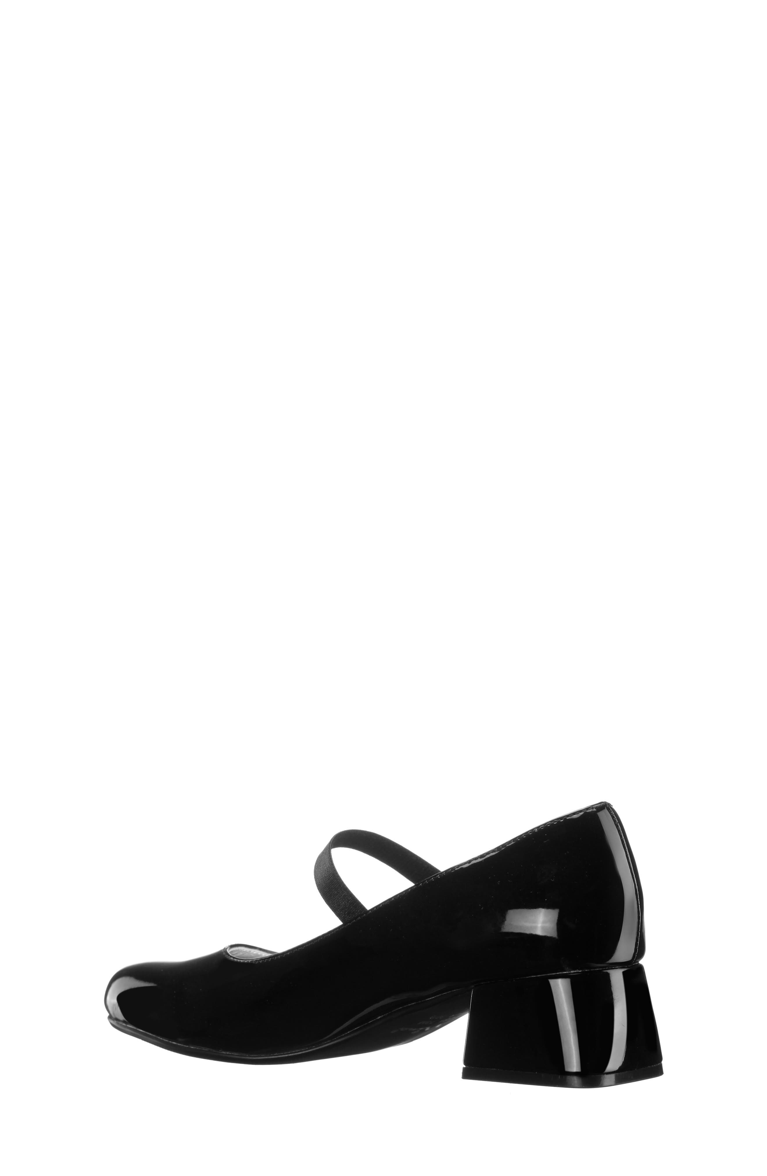 Nina Kids' Mary Jane Strap, Alternate, color, Black Patent
