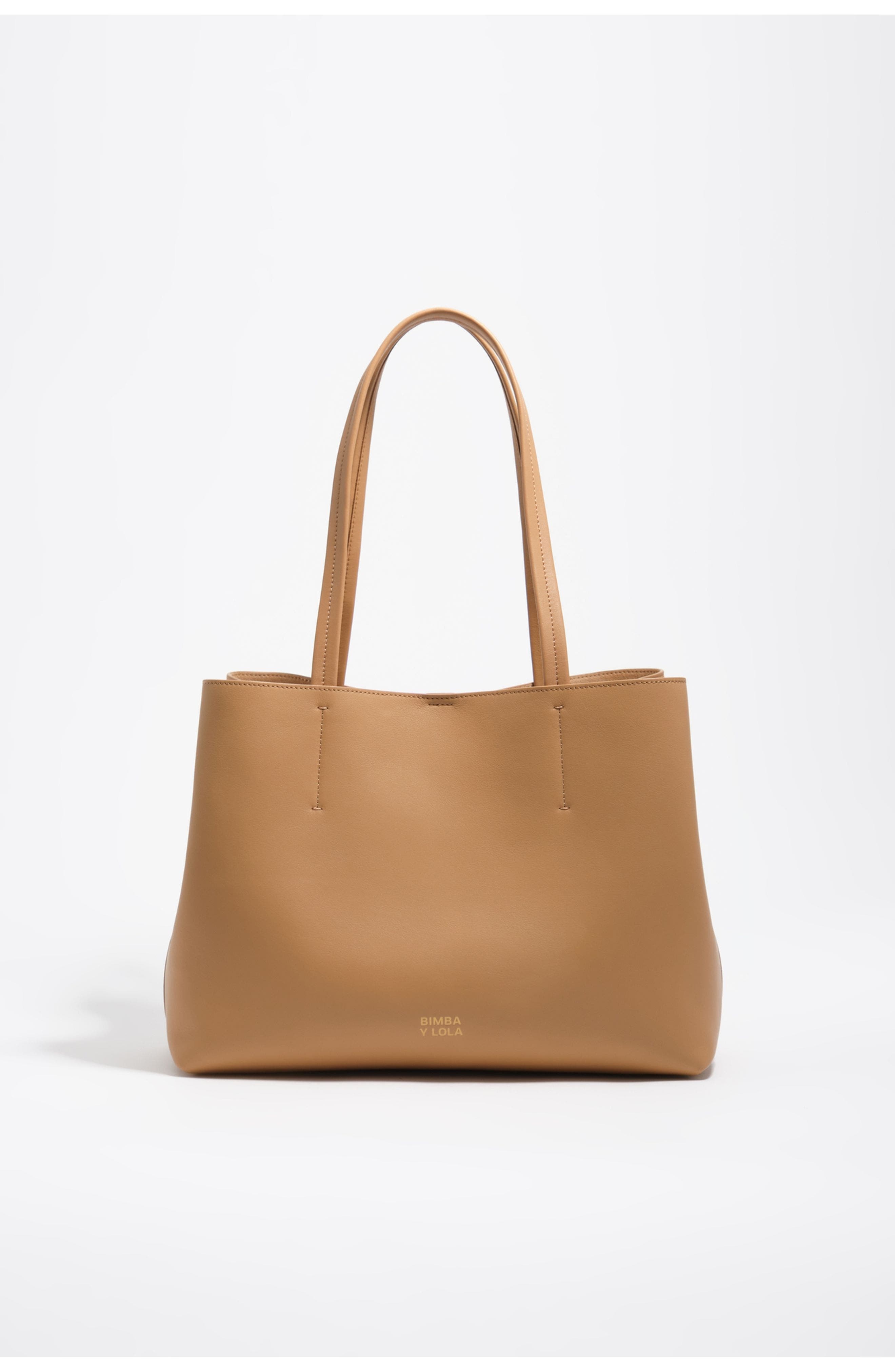 Bimba y Lola Chihuahua shopper bag, Main, color, Hazelnut