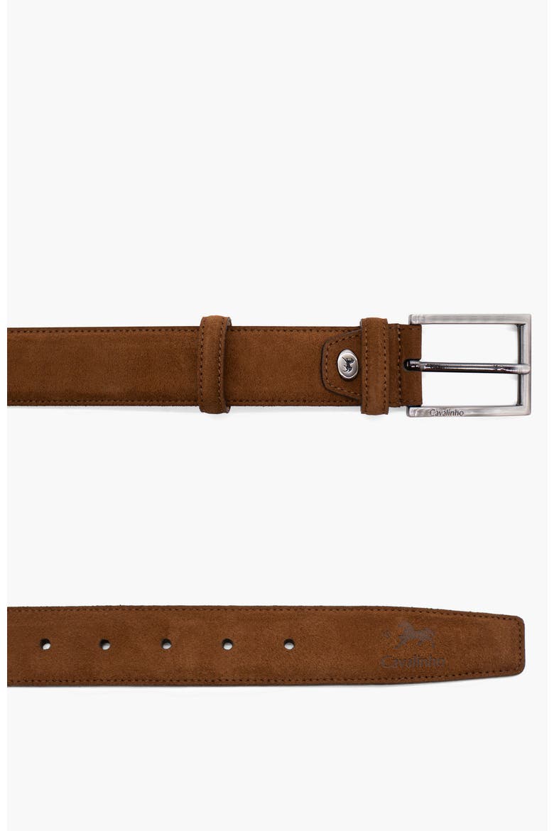 Classic 544 Suede Belt, Alternate, color, Camel Brown