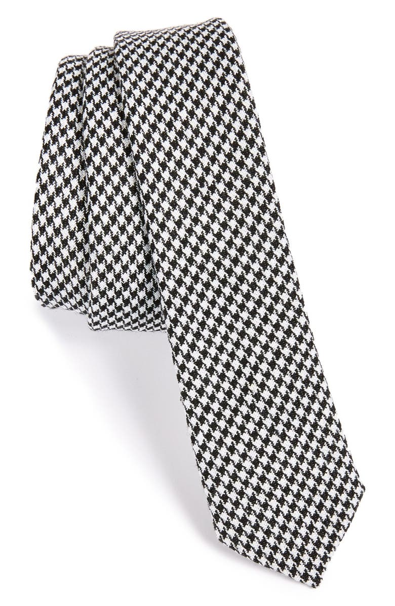 Topman Slim Woven Tie, Main, color, 