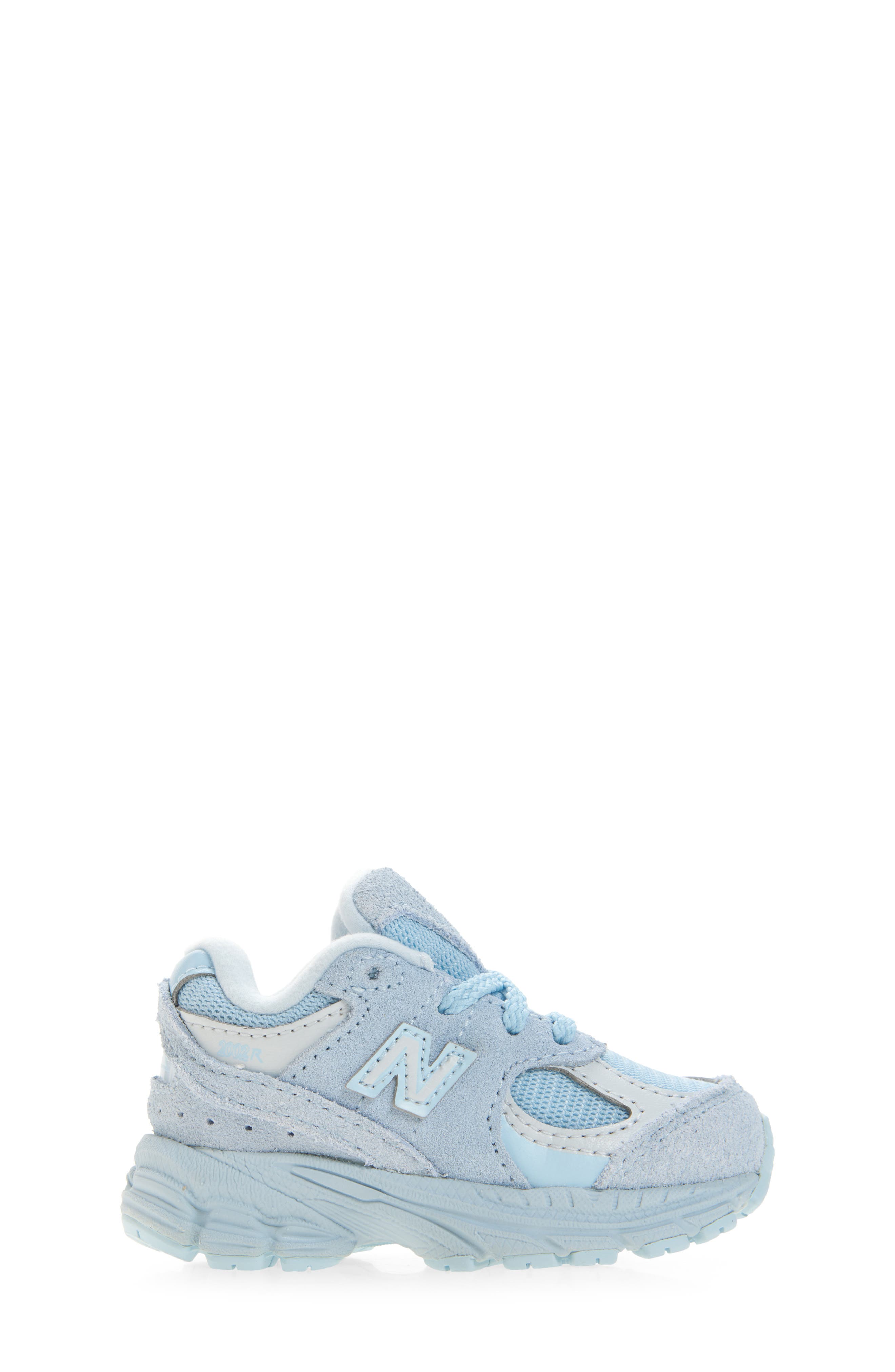 New Balance Kids' 2002R Sneaker, Alternate, color, Light Chrome Blue/ Ice Blue