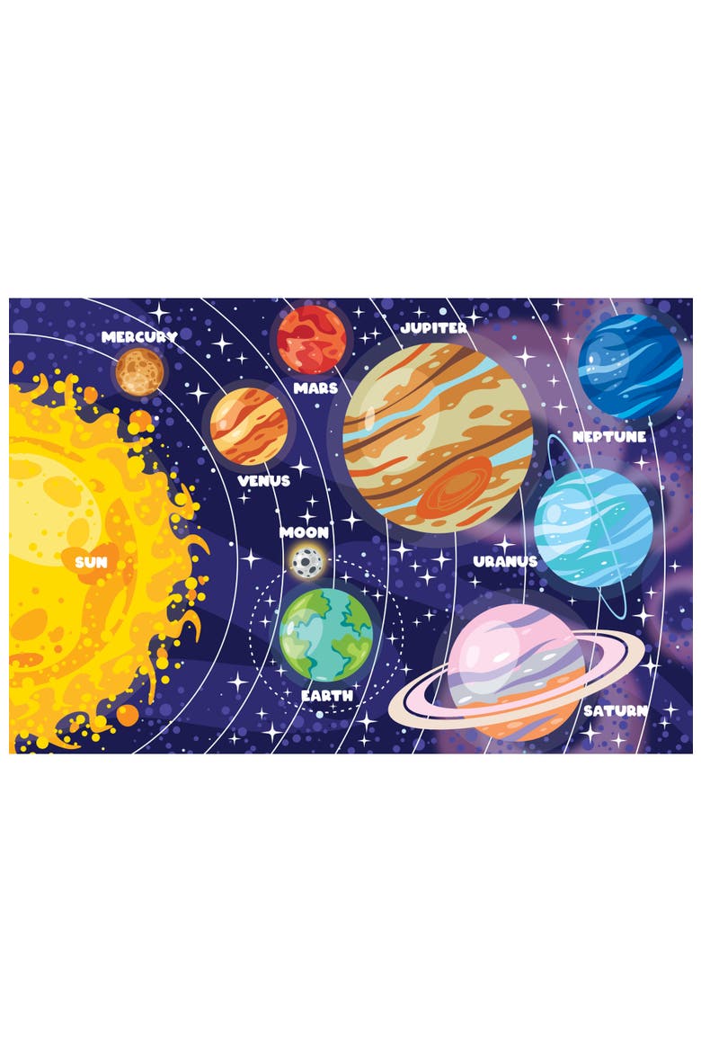 Glow in the Dark Solar System 48 Puzzle, Alternate, color, Multicolor