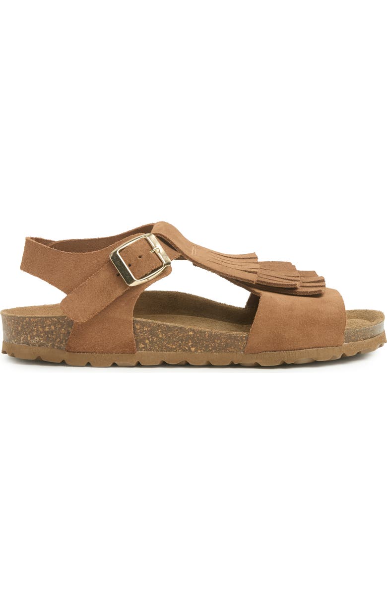 Celtic & Co. Fringed Sandal, Main, color, Tan