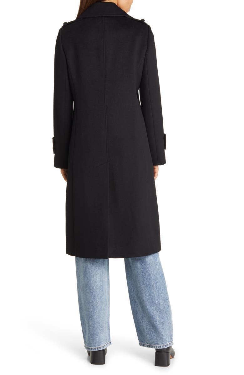 Sam Edelman Crested Button Wool Blend Coat, Alternate, color,