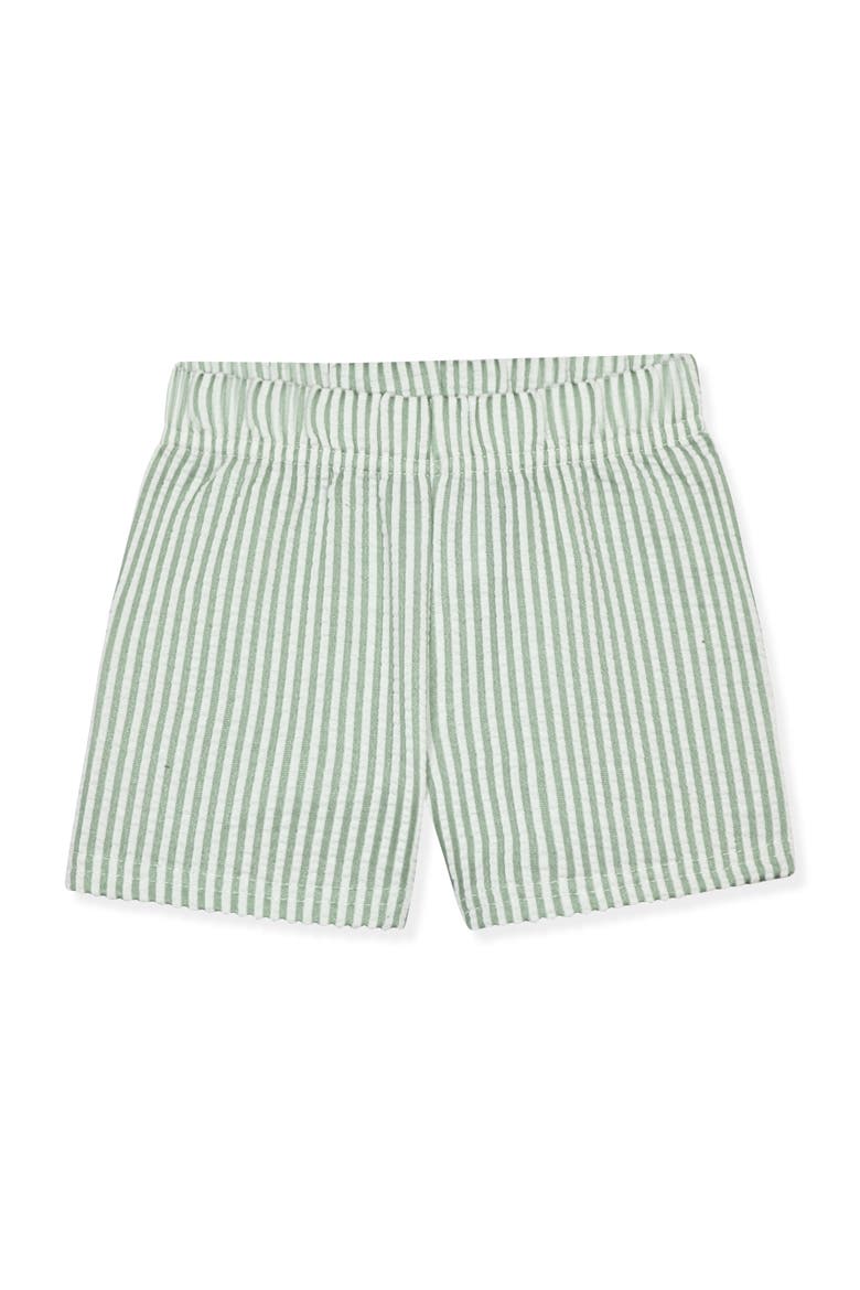 Kids' Two-Piece Short Pajamas & Scrunchie Set, Alternate, color, GREEN