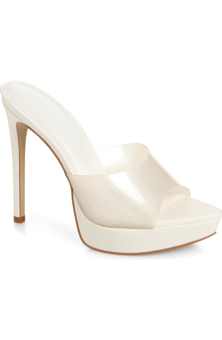 Steve Madden Motel Stiletto Slide Sandal, Main, color, Ivory