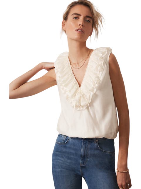 Ruffle Front Top