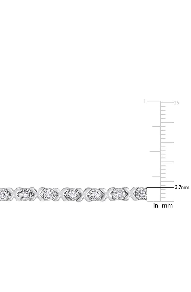 DELMAR Diamond Tennis Bracelet - 0.96ct., Alternate, color,