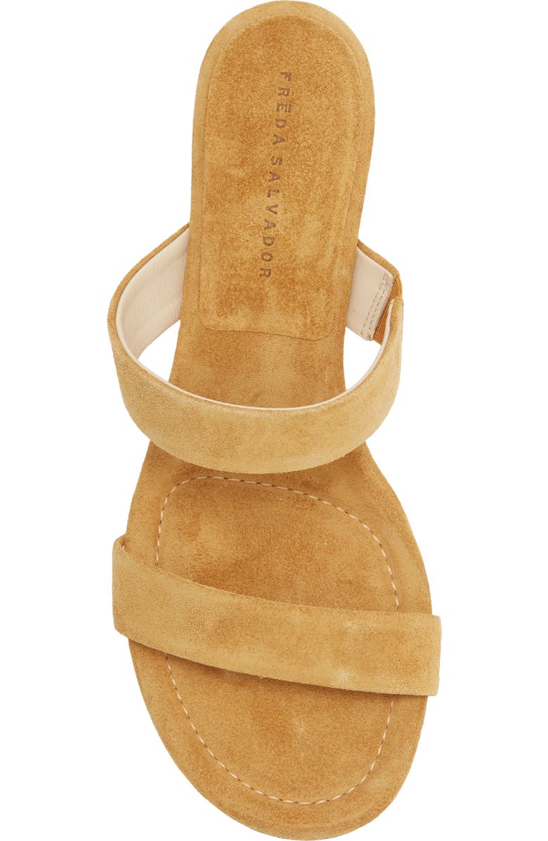 Freda Salvador Poppy Double Strap Sandal, Alternate, color, Bog Suede