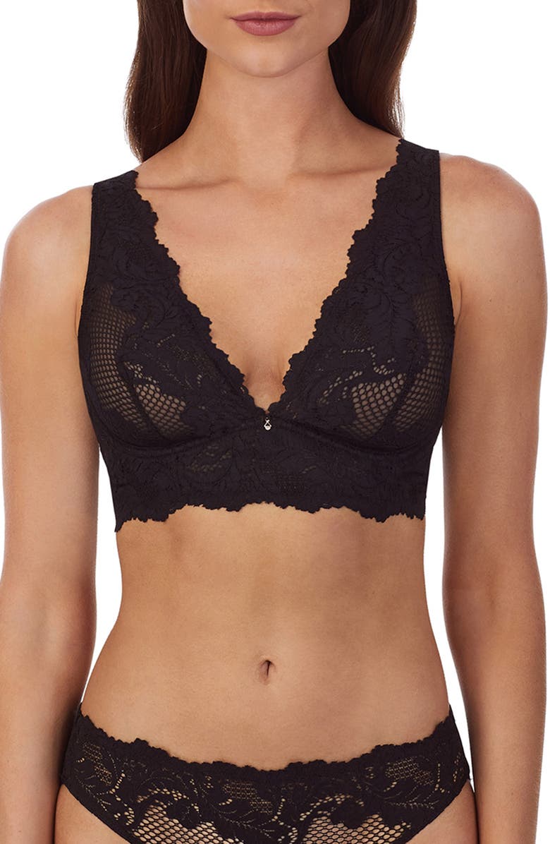 Le Mystère Allure Longline Lace Bra, Main, color, 