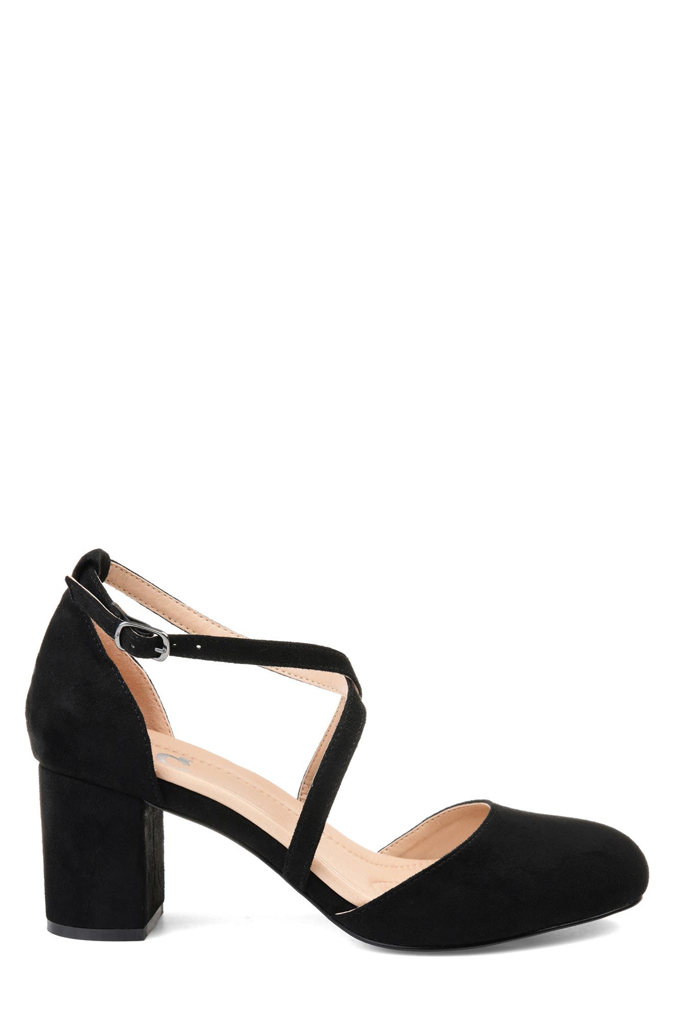 Journee Collection Foster Block Heel Pump - Wide Width, Alternate, color, 