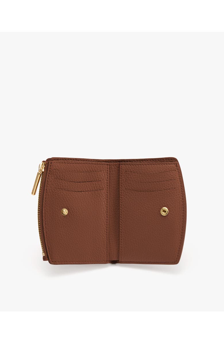 Cuyana Fold Zip Wallet, Alternate, color, Dark Chestnut