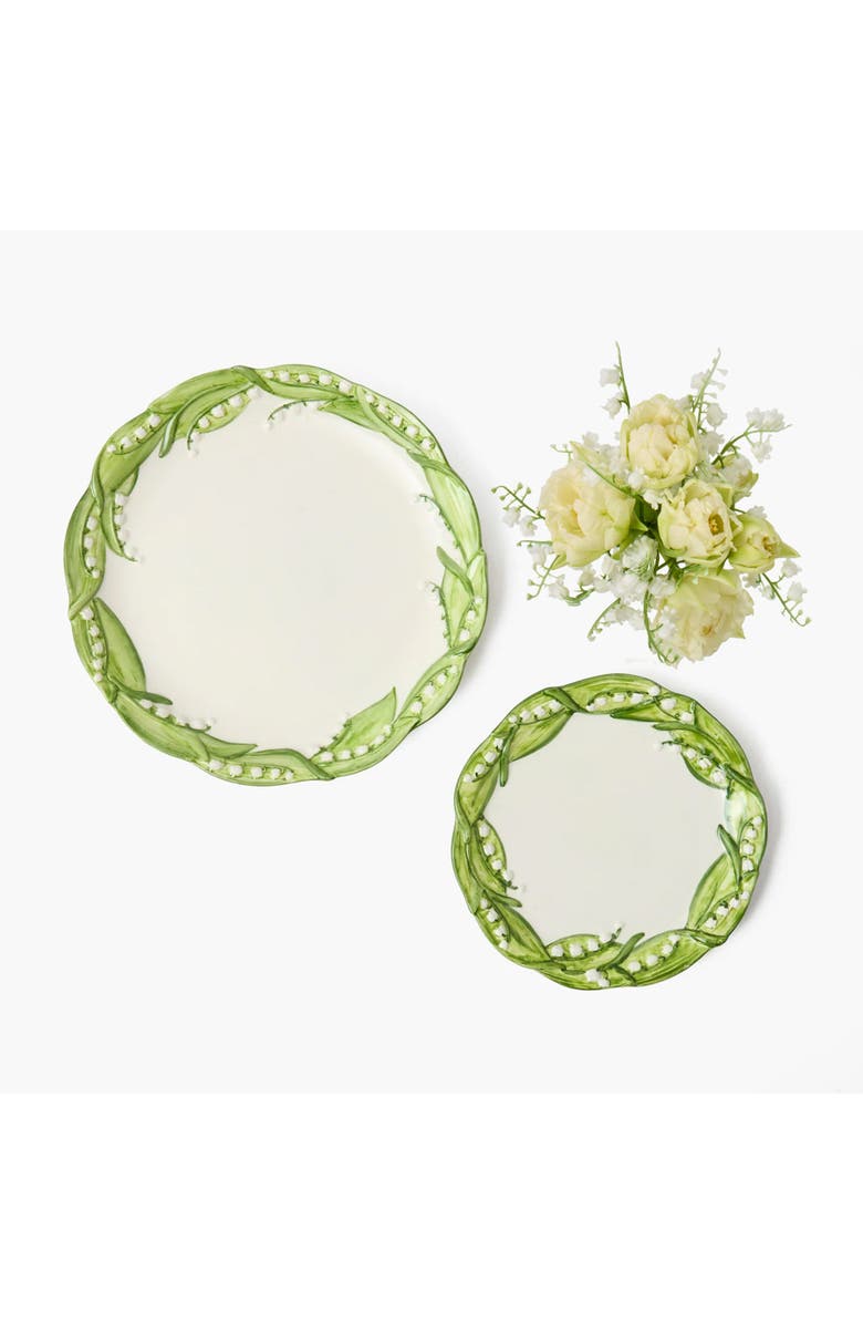 Mrs. Alice Lily of the Valley Starter Plate, Main, color, Green