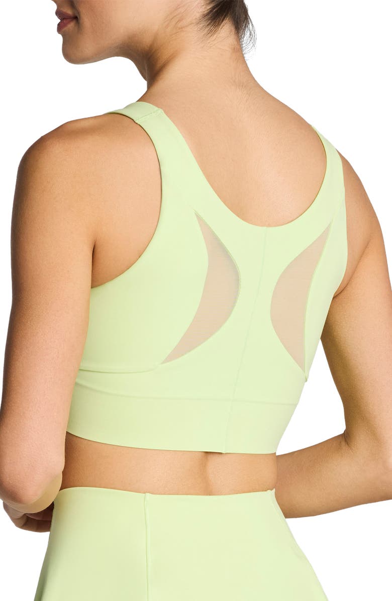 SPANX<sup>®</sup> Meshery Longline Sports Bra, Alternate, color, Zest