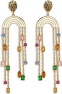 Kurt Geiger London Crystal Chain Chandelier Earrings