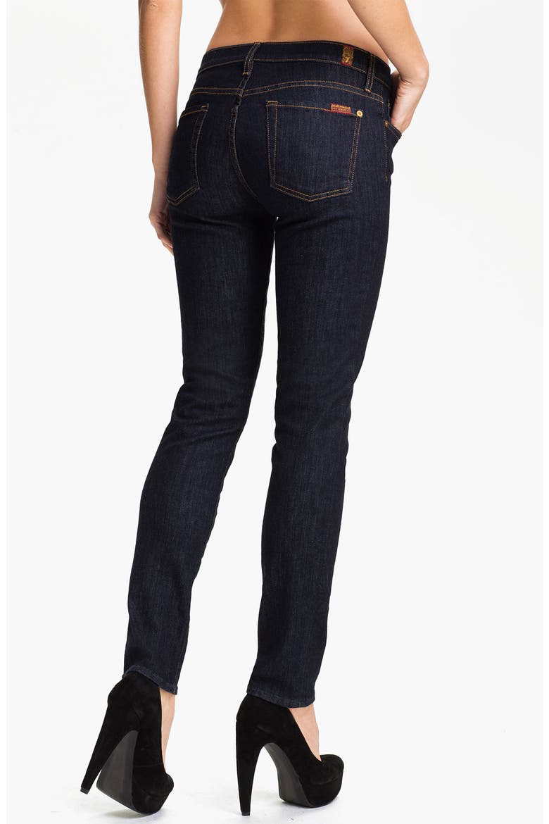 7 For All Mankind® 'The Slim Cigarette' Stretch Jeans, Alternate, color, RINSE
