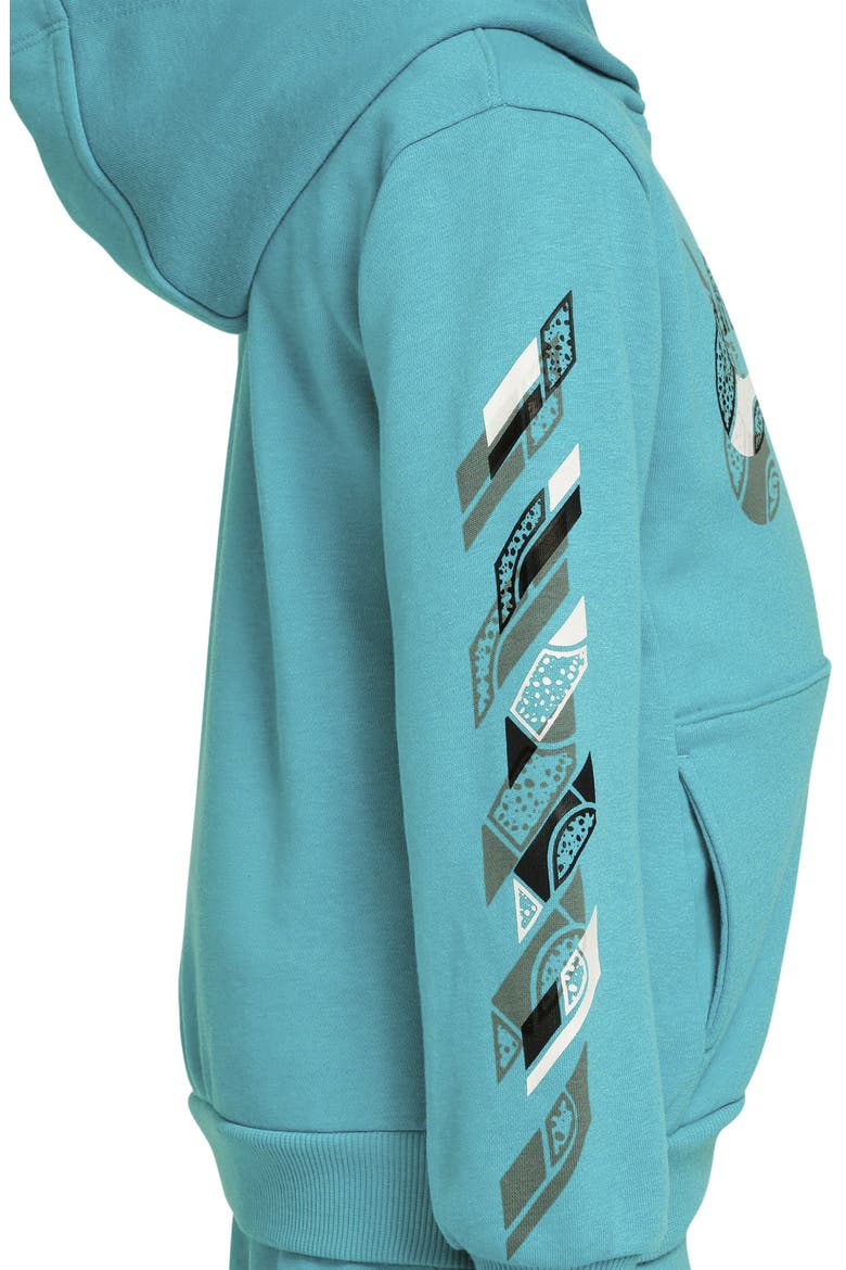 Kids' Outside the Lines Graphic Hoodie, Alternate, color, DUSTY CACTUS