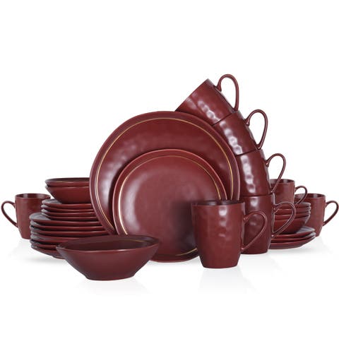 Clara Porcelain 32-Piece Dinnerware Set