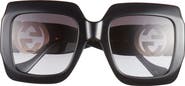 Gucci 54mm Square Sunglasses