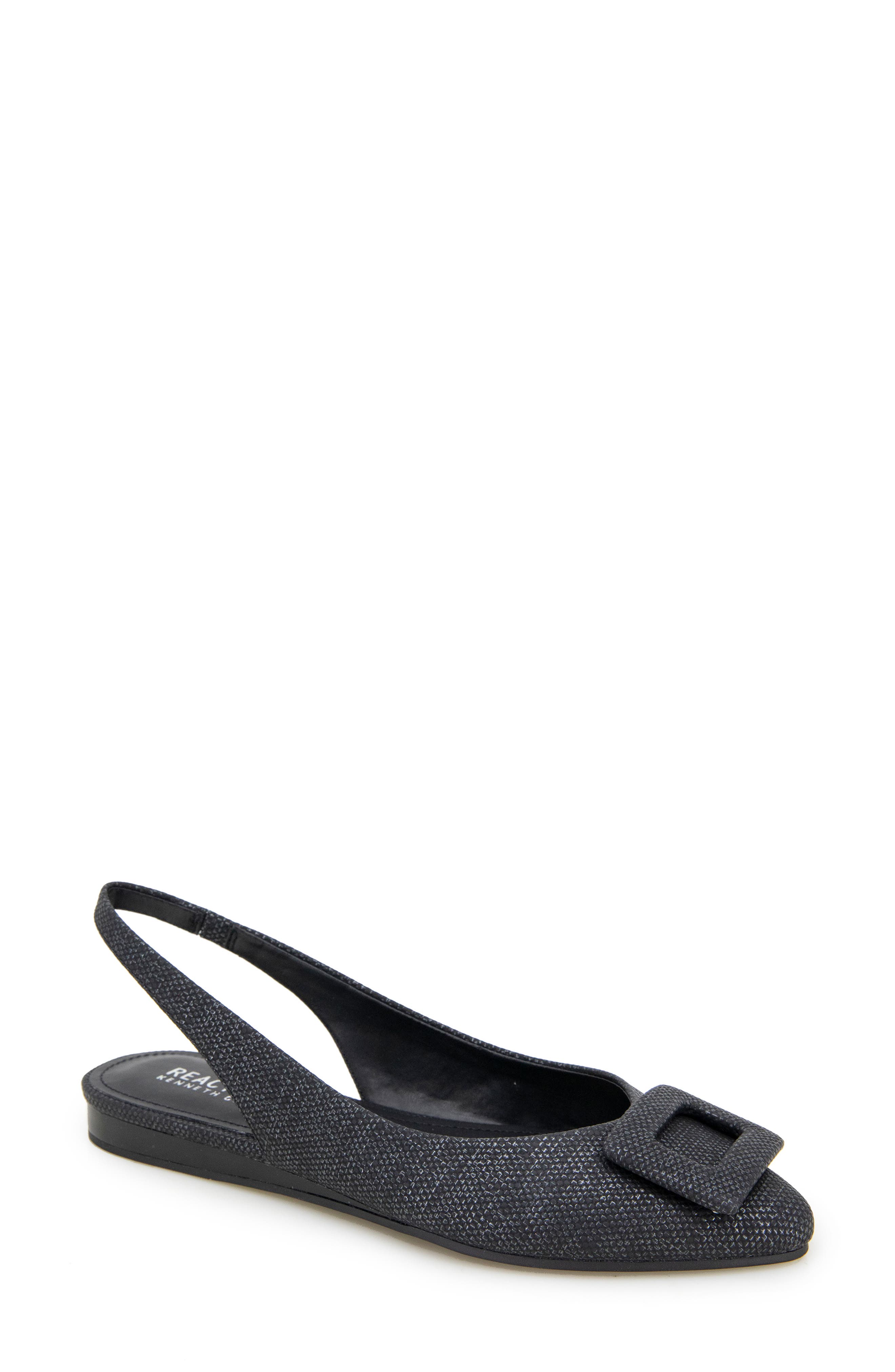 Kenneth Cole Reaction Linton Buckle Slingback Flat