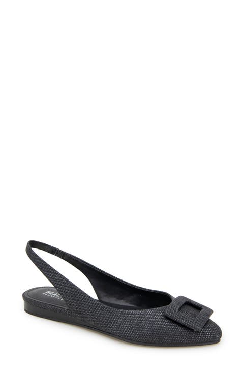 Linton Buckle Slingback Flat (Women)