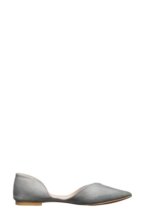 Antelope Thea Pointed Toe Flat In Blue