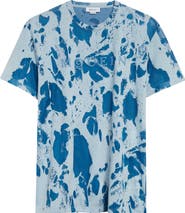 McQueen Flocked Logo Devoré T-Shirt