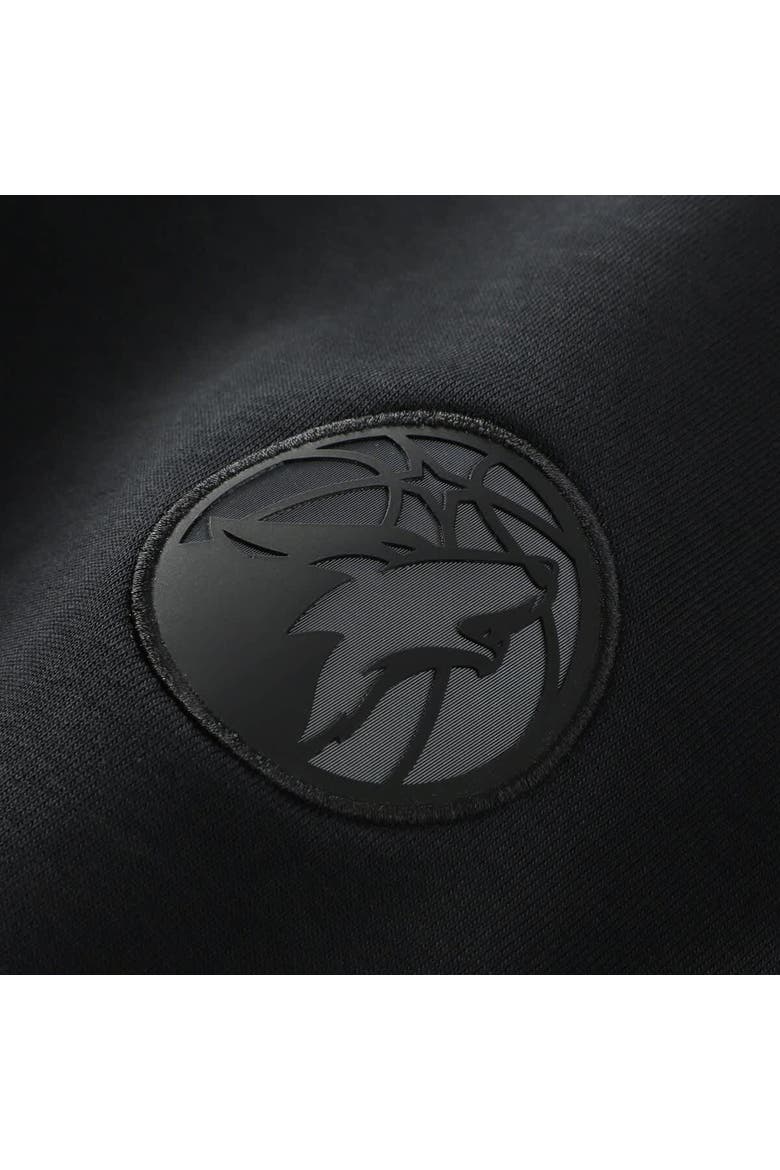 Men's Nike  Black Minnesota Timberwolves Authentic Standard Issue Travel Dri-FIT Sweatshirt, Alternate, color, Black