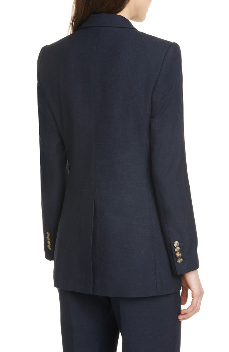 Club Monaco Textured Cotton Blend Jacket, Alternate, color, Navy