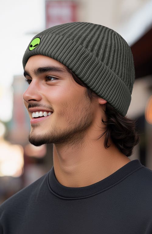 Dalix Alien Watch Cap In Asphalt Gray