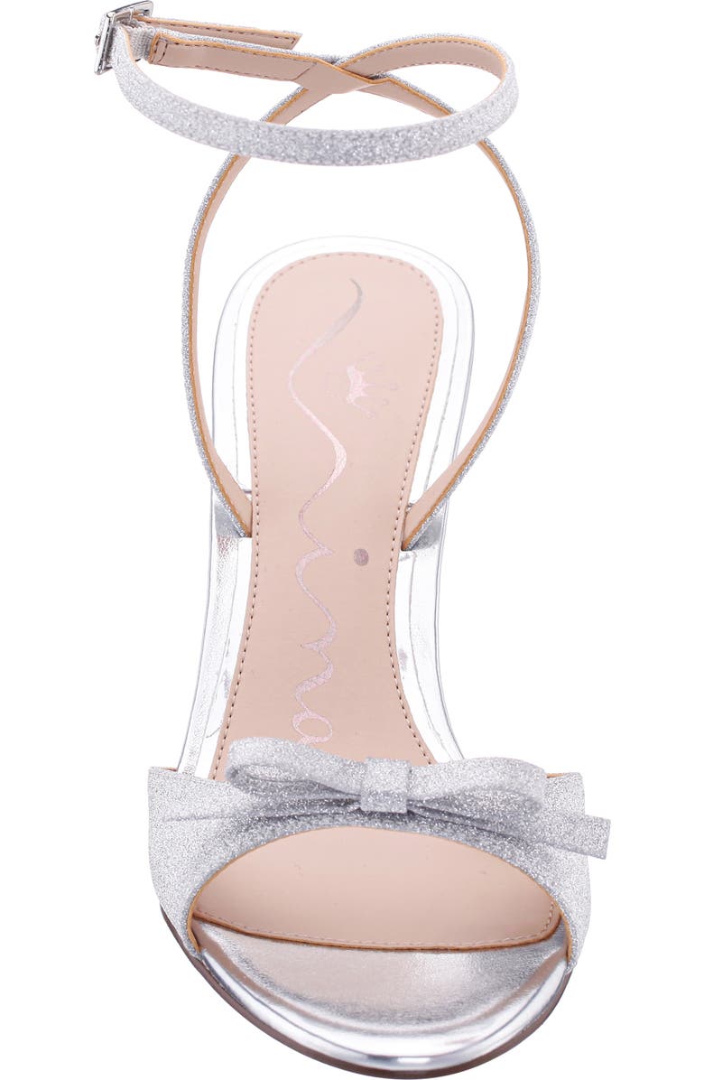 Nina Vicci Ankle Strap Sandal, Alternate, color, Silver