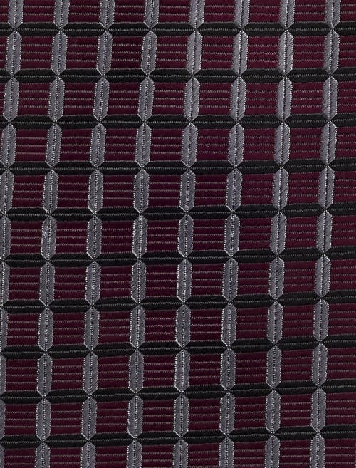Oak Hill By Dxl Big & Tall Grid Patterned Tie In Brown