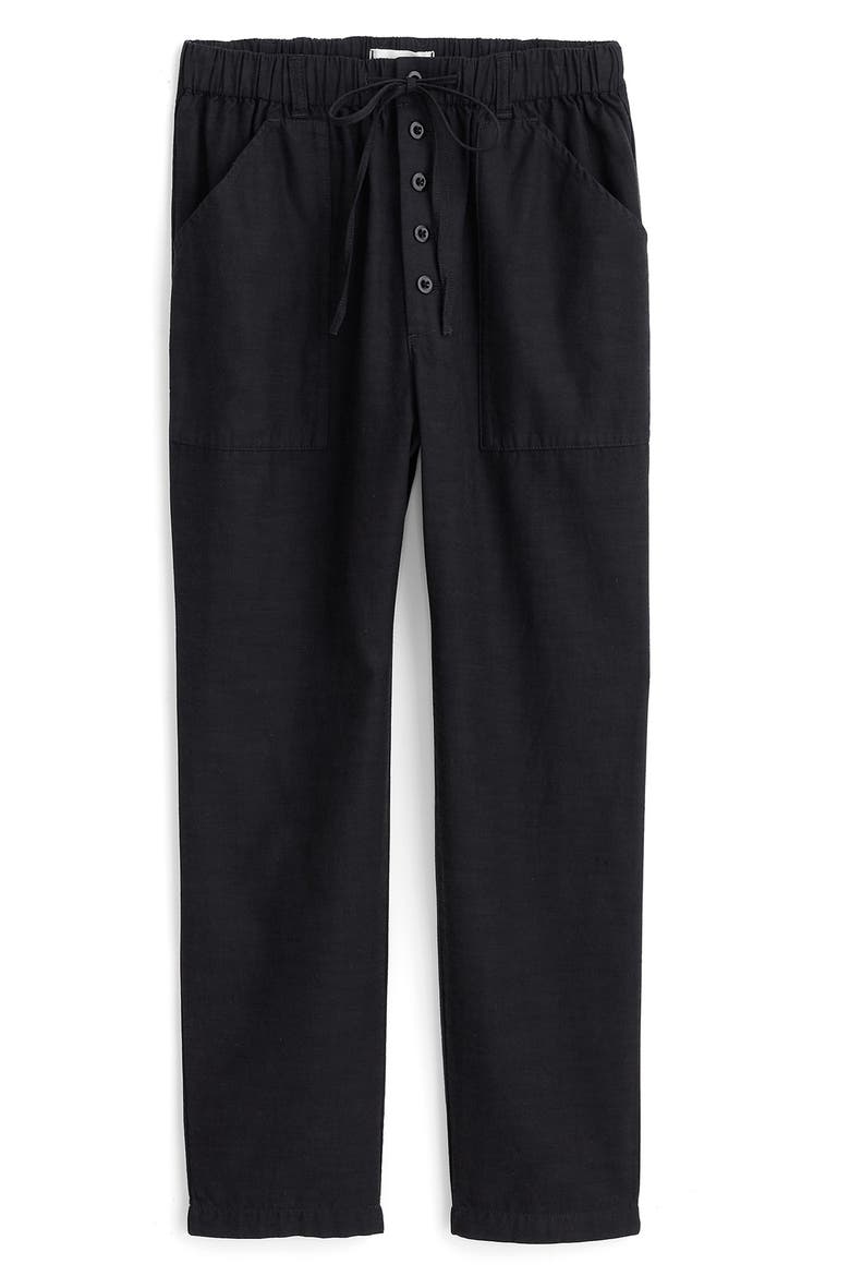Ambrose Drawstring Pants, Alternate, color, BLACK