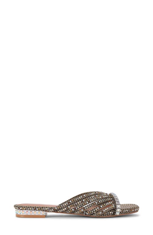 Kurt Geiger London Crystal Slide Sandal In Neutral