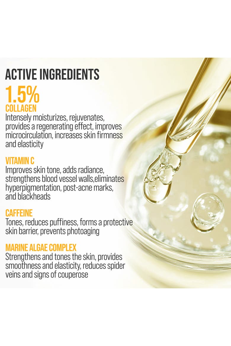 Face moisturizer with Collagen for Firming & Lifting with 3D Massage Applicator, Alternate, color, White