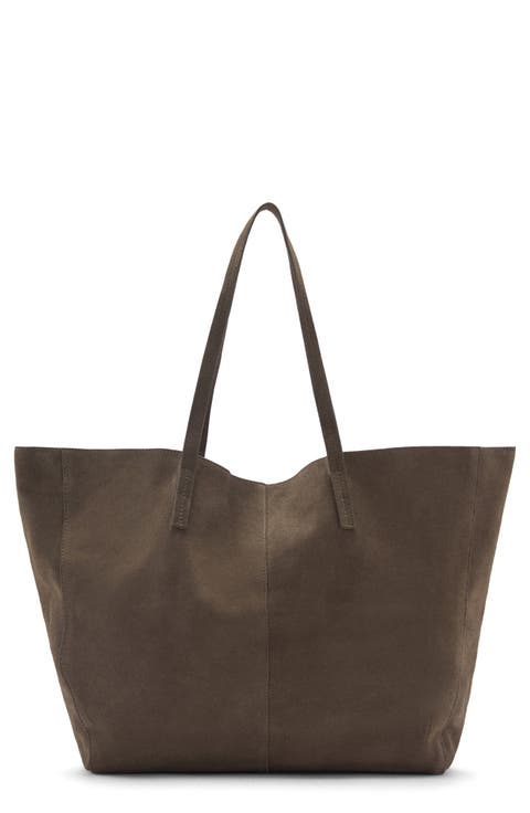 Suede Shopper Bag